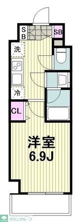 レガリス溝の口の物件間取画像
